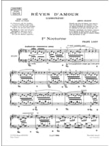 Liebesträume / Rêves d'Amour - LISZT - Partition - Piano